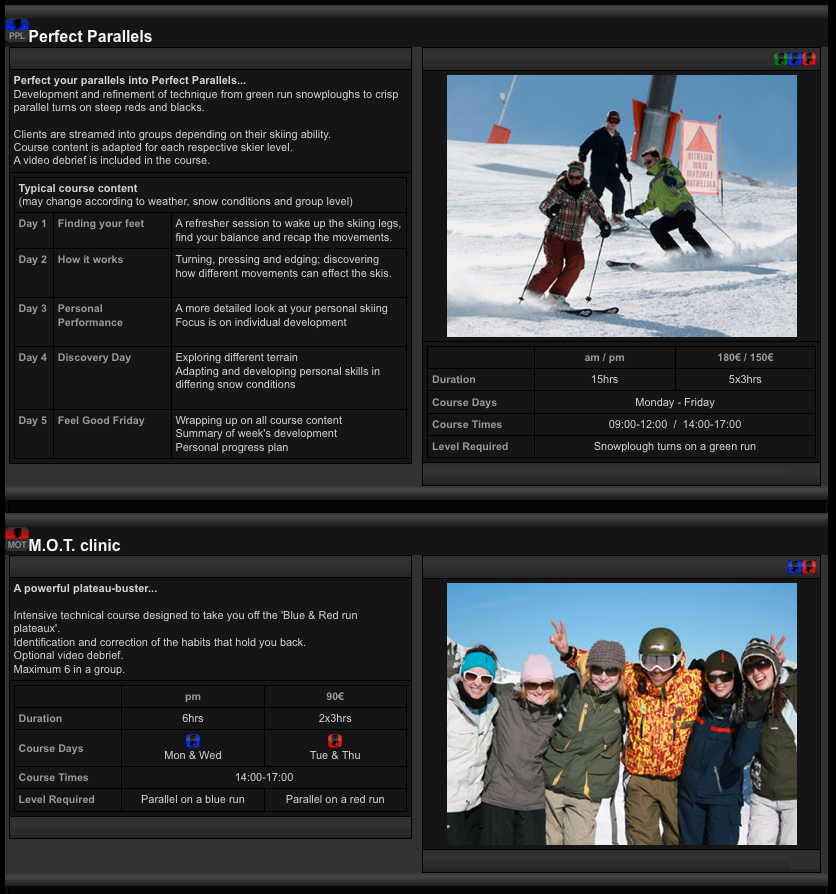 EV2 Ski Group Lessons Val d'Isere