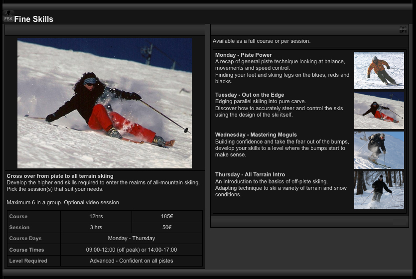 EV2 Ski Group Lessons Val d'Isere