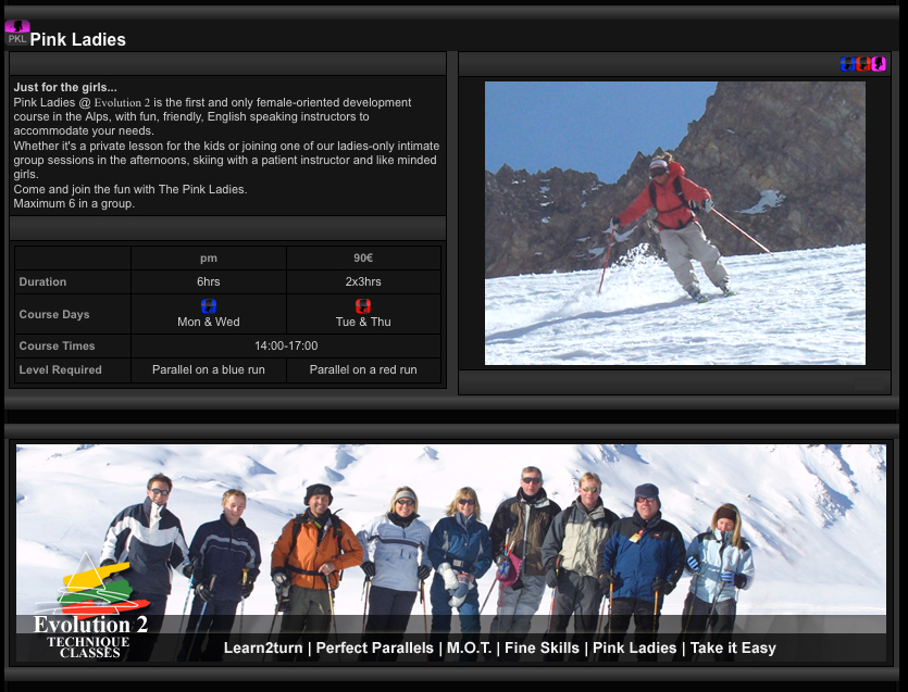 EV2 Ski Group Lessons Val d'Isere